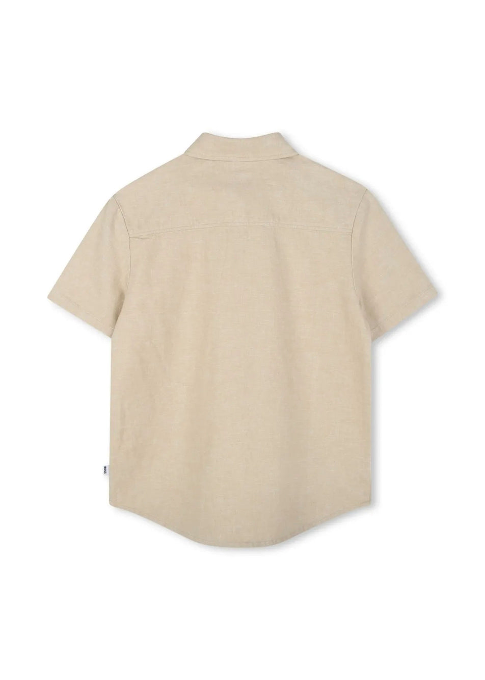 Boss Kids Camicia Beige con Logo per Bambini (retro)