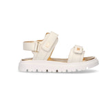 Elisabetta Franchi La Mia Bambina Sandalo Burro con Logo per Bambine