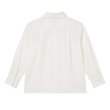 Blumarine Kids Camicia Bianco con Logo Strass per Neonate