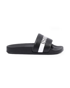 Dsquared2 Kids Sandalo Nero con Logo per Bambini