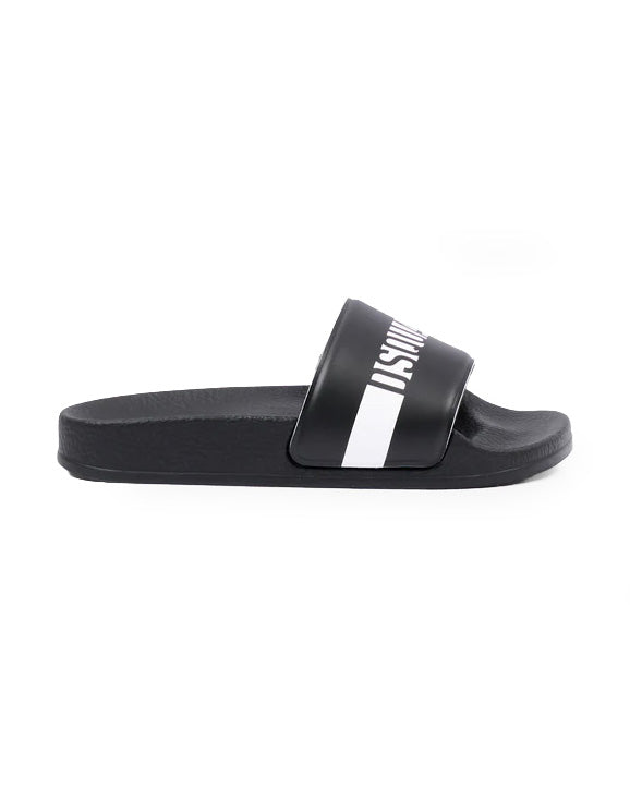 Dsquared2 Kids Sandalo Nero con Logo per Bambini