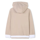Boss Kids Giubbino a Vento Bianco/Beige per Bambini