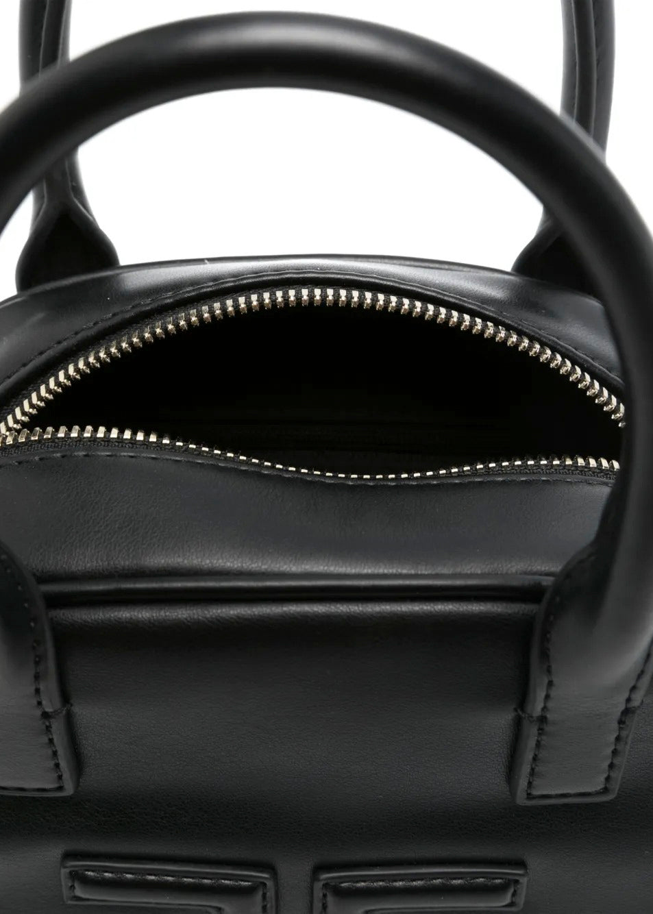 Elisabetta Franchi La Mia Bambina Borsa a Tracolla Nera con Logo per Bambine