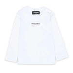 Dsquared2 Kids T-Shirt Maniche Lunghe Bianco per Neonati