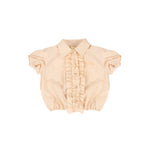 Elisabetta Franchi La Mia Bambina Camicia con Rouche Rosa per Neonate