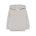 Iceberg Kids Felpa con Cappuccio Grigia con Ricamo Logo per Neonati