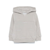 Iceberg Kids Felpa con Cappuccio Grigia con Ricamo Logo per Neonati