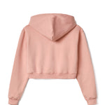 Hinnominate Kids Felpa Crop con Cappuccio Rosa per Bambine (retro)