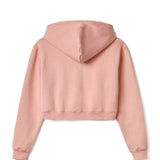 Hinnominate Kids Felpa Crop con Cappuccio Rosa per Bambine (retro)