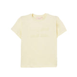 Elisabetta Franchi La Mia Bambina T-shirt con Ricamo Limone per Bambine