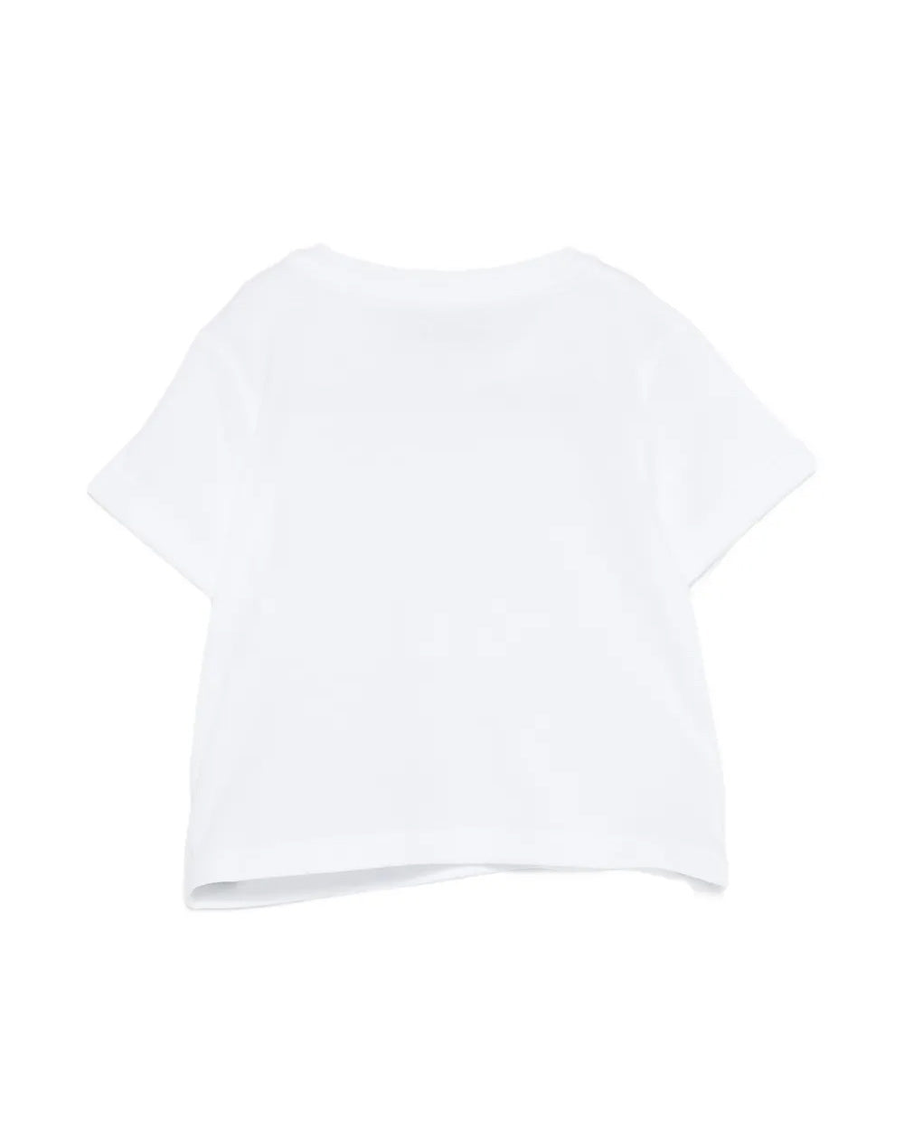 Moschino Kids T-Shirt Bianco con Teddy Bear per Neonate