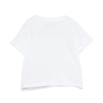 Moschino Kids T-Shirt Bianco con Teddy Bear per Neonate