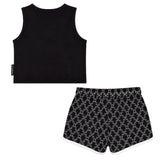 John Richmond Kids Completo Nero All-Over per Bambine
