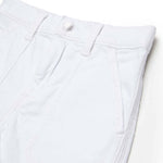 Diesel Kids Bermuda in Denim Bianco per Bambine