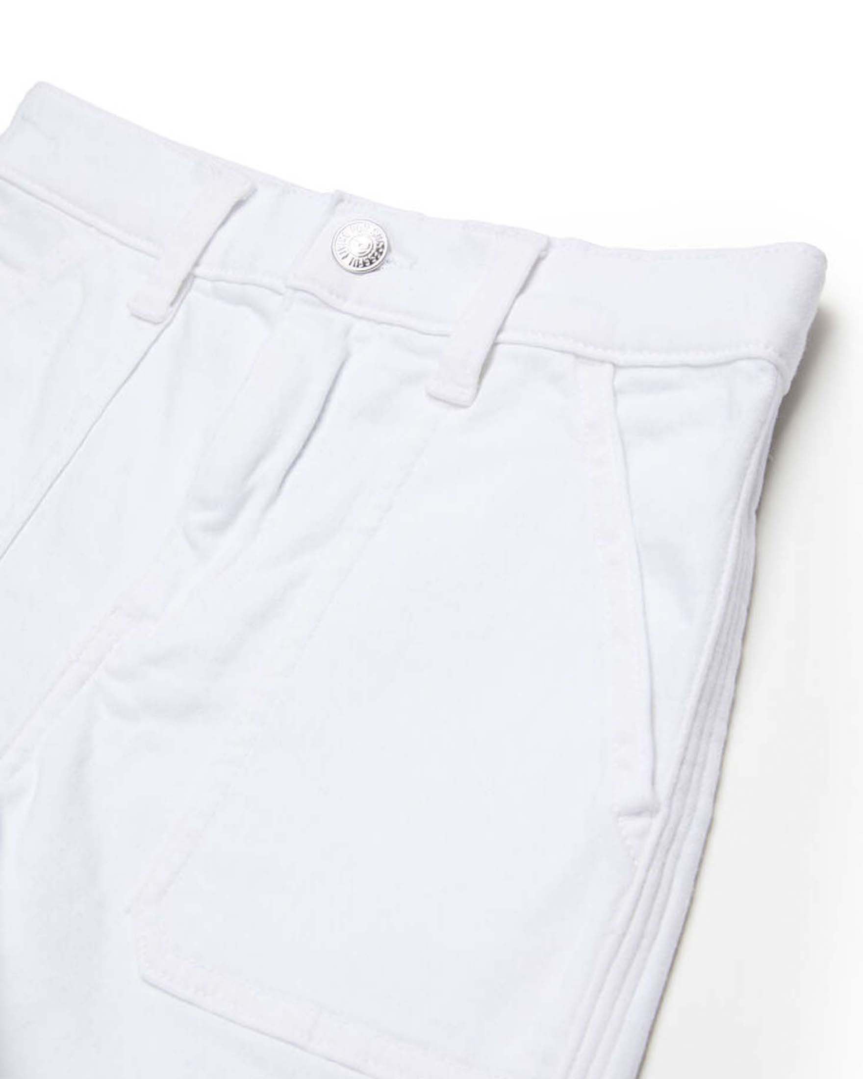 Diesel Kids Bermuda in Denim Bianco per Bambine