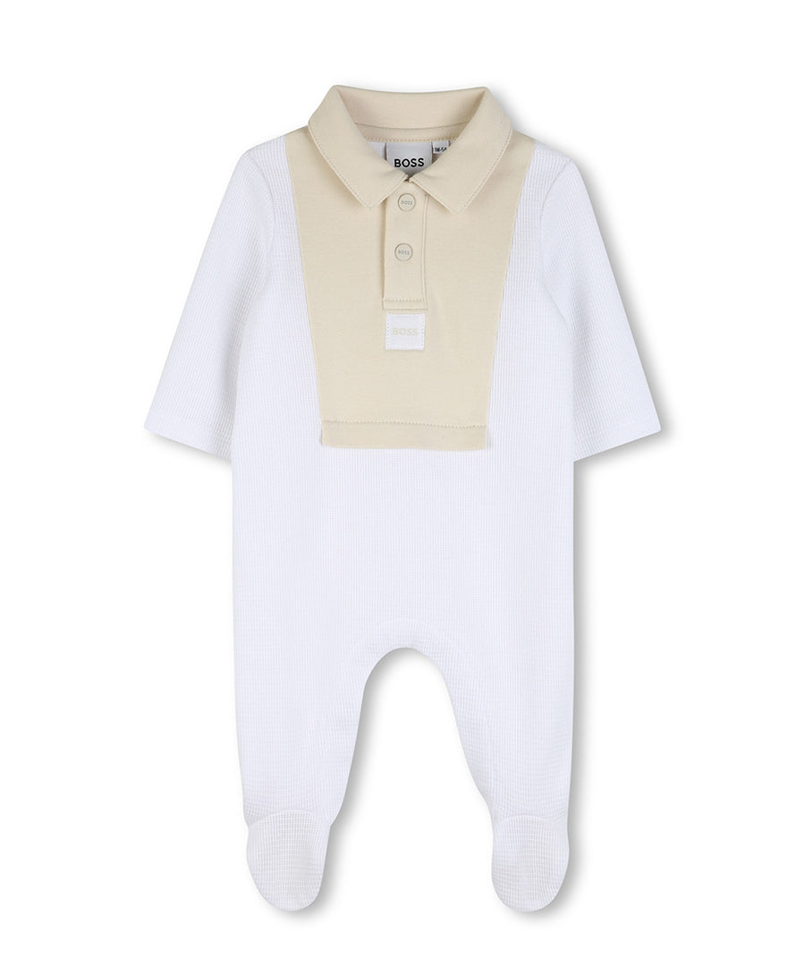 Boss Kids Tutina Bianco/Beige per Neonati
