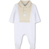 Boss Kids Tutina Bianco/Beige per Neonati