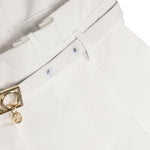 Pinko Kids Short Bianco con Cintura Logata per Bambine 