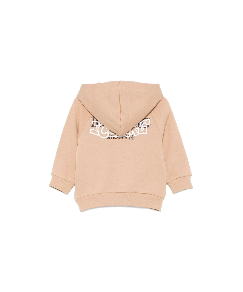 Iceberg Kids Felpa Sabbia con Cappuccio con Ricamo per Neonati (retro)