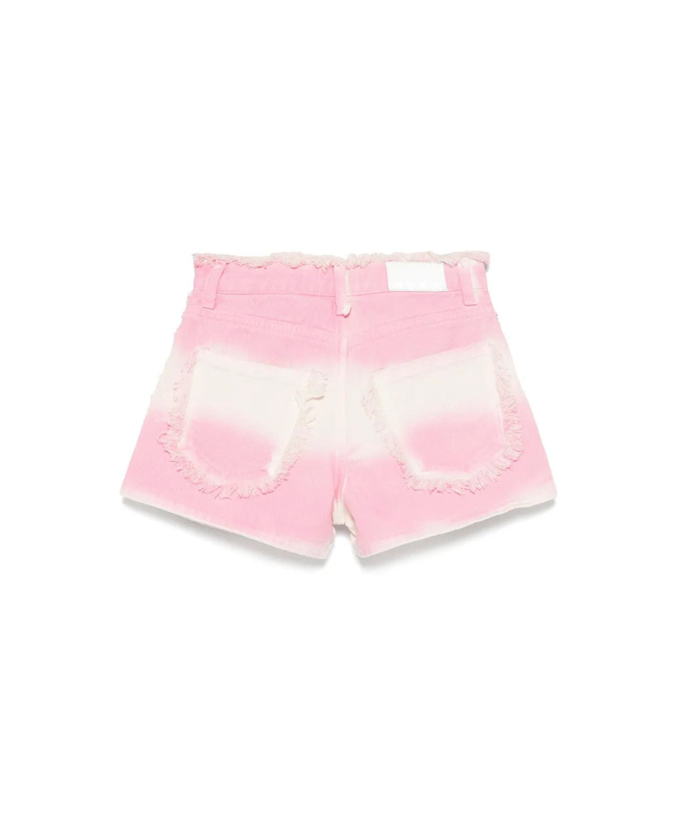 MSGM Kids Short Rosa Degradè per Bambine