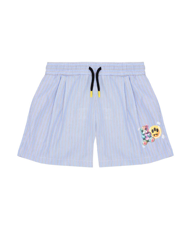 Barrow Kids Short a Righe con Stampe per Bambine