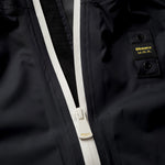 Blauer Kids Giacca a Vento Nera per Bambini (dettaglio zip)
