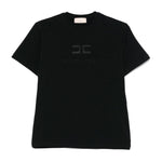 Elisabetta Franchi La Mia Bambina T-shirt Nera con Logo per Bambine