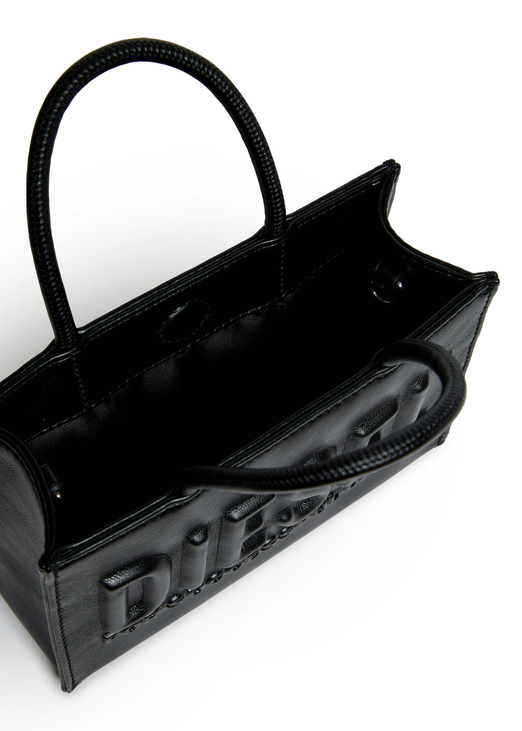 Diesel Kids Borsa Nera Mini 3D per Bambine