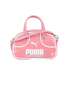Puma Kids Borsa 1976 Rosa e Bianco con Logo per Bambine