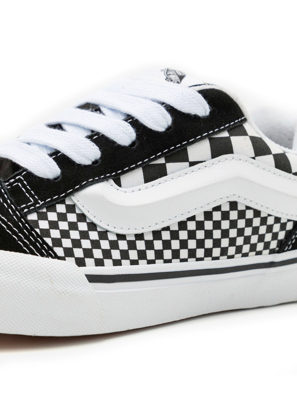 Vans Kids Knu Skool Checker Black/White for Kids
