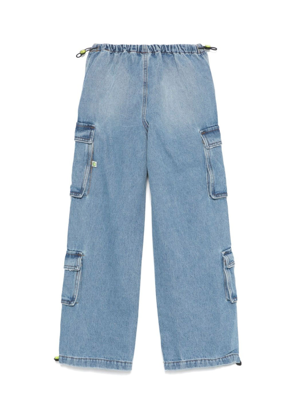 Barrow Kids Jeans Cargo Denim Chiaro per Bambini (retro)