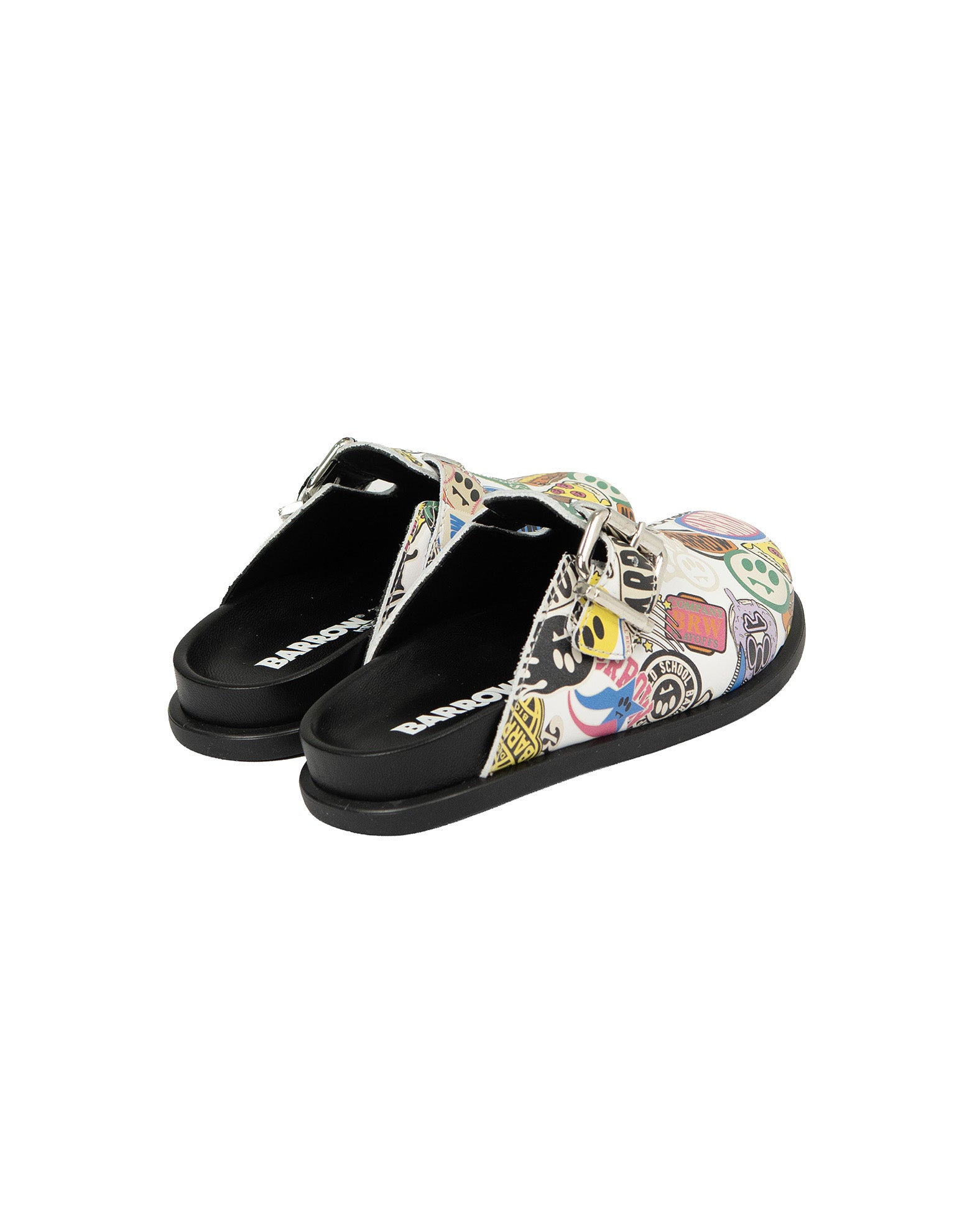 Barrow Kids Sabot Bianco Fantasia per Bambine