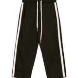 Yes London Pantaloni Nero con Righe per Bambini