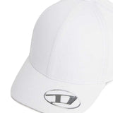 Diesel Kids Cappello Bianco con Oval D (dettaglio)