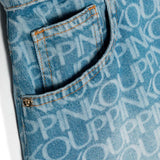 Pinko Kids Gonna di Jeans con Stampa All-over per Bambine