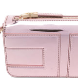 Elisabetta Franchi La Mia Bambina Borsetta con Tracolla Ecopelle Effetto Metallico Rosa per Bambine