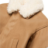 N°21 Kids Bomber Marrone con Pelliccia per Bambine (dettaglio)