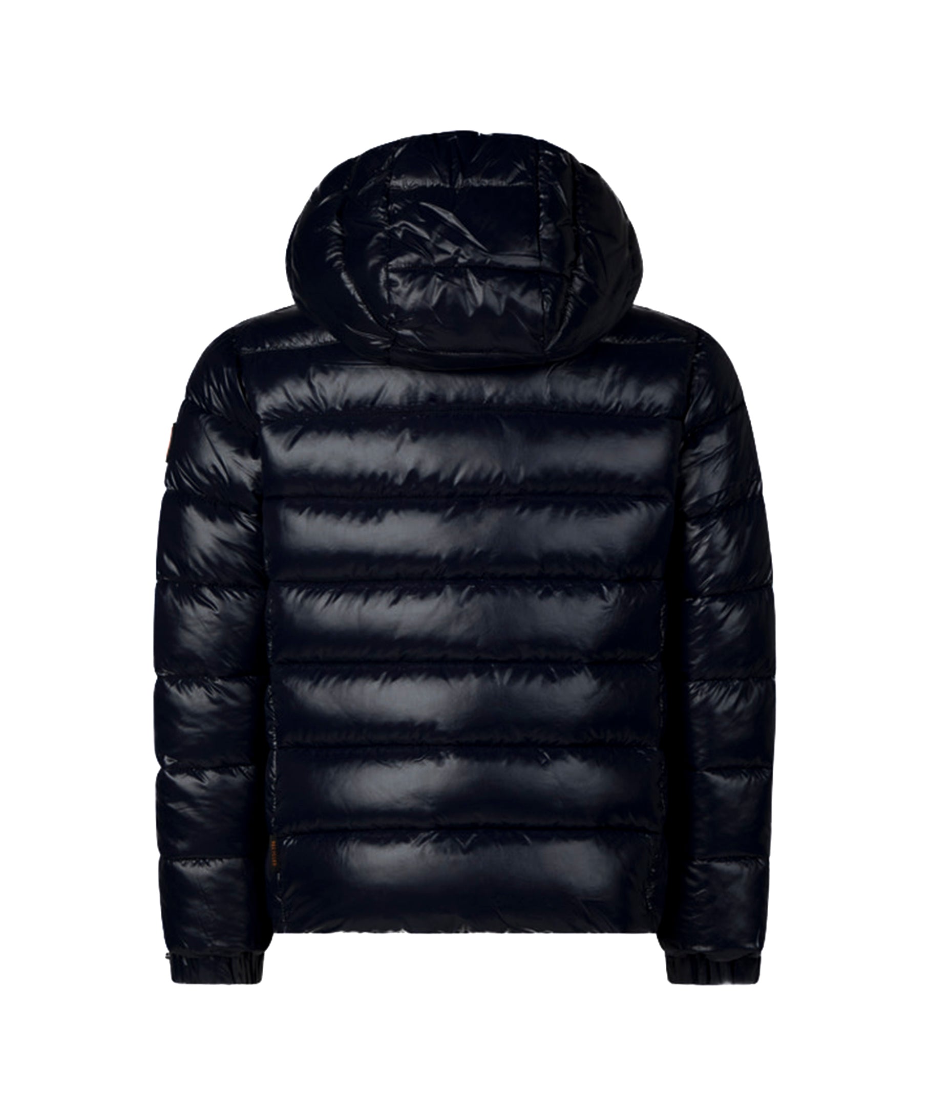 Save the Duck Piumino Niles Nero per Bambini (retro)