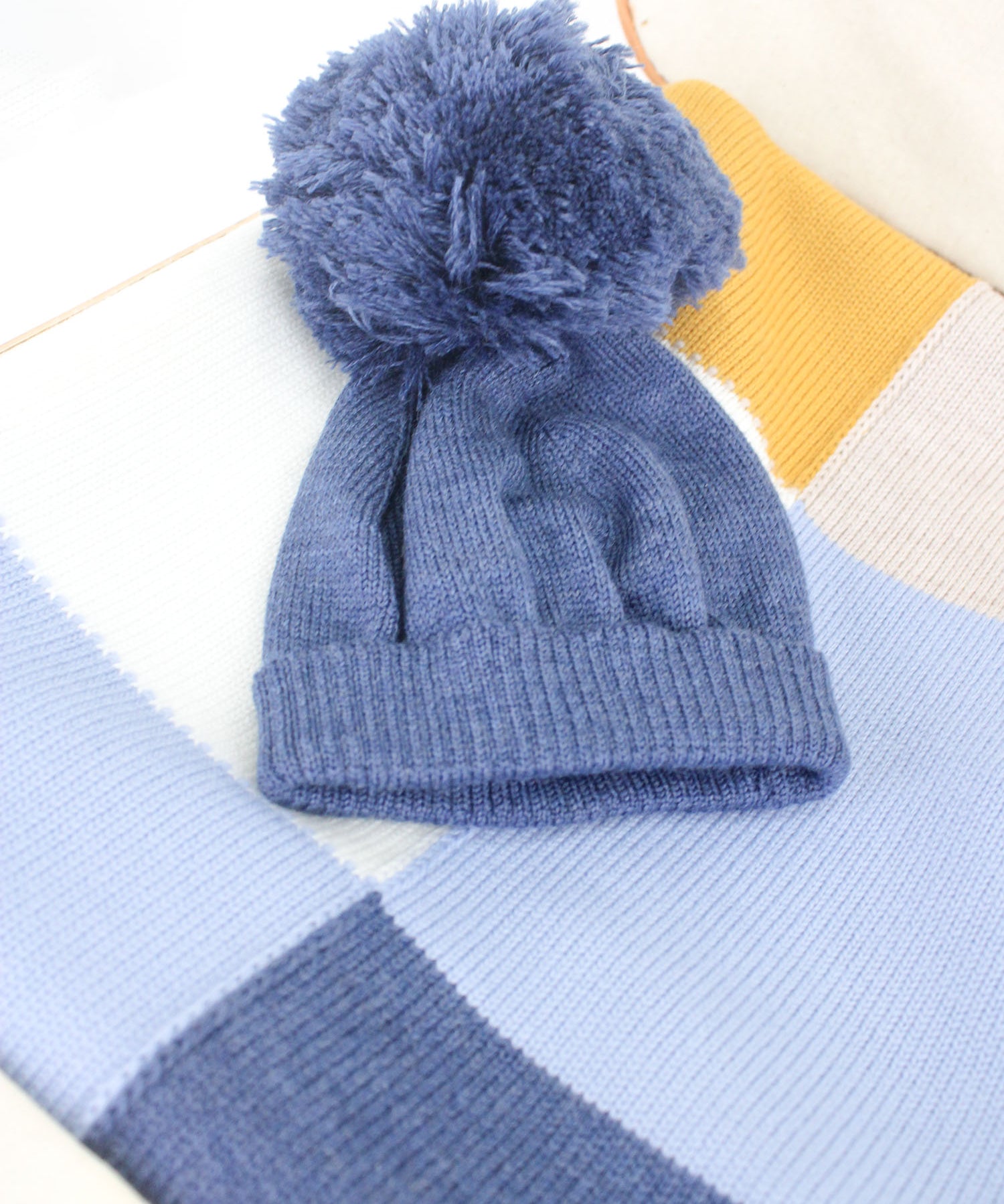 Le Coconne Cappello Blu per Neonati