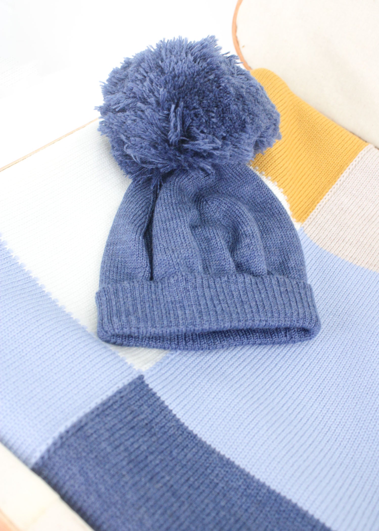 Le Coconne Cappello Blu per Neonati