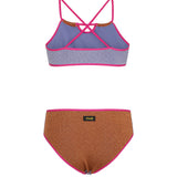 F**K Kids Costume Due Pezzi Multicolor per Bambine