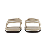 Boss Kids Ciabatte Beige con Chiusura a Strappo per Neonati