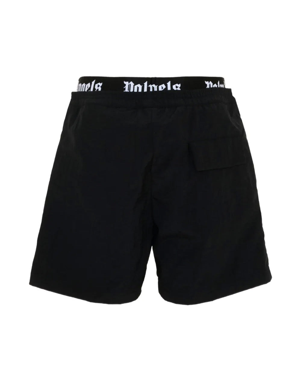 Palm Angels Kids Costume Nero con Banda Logata per Bambini