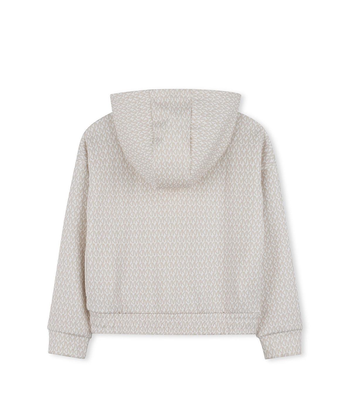 Michael Kors Kids Felpa Crema con Zip All-Over per Bambine