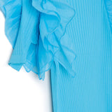 Twinset Kids Abito Fitted con Maniche in Organza