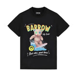 Barrow Kids T-Shirt Nero con Stampa Unisex