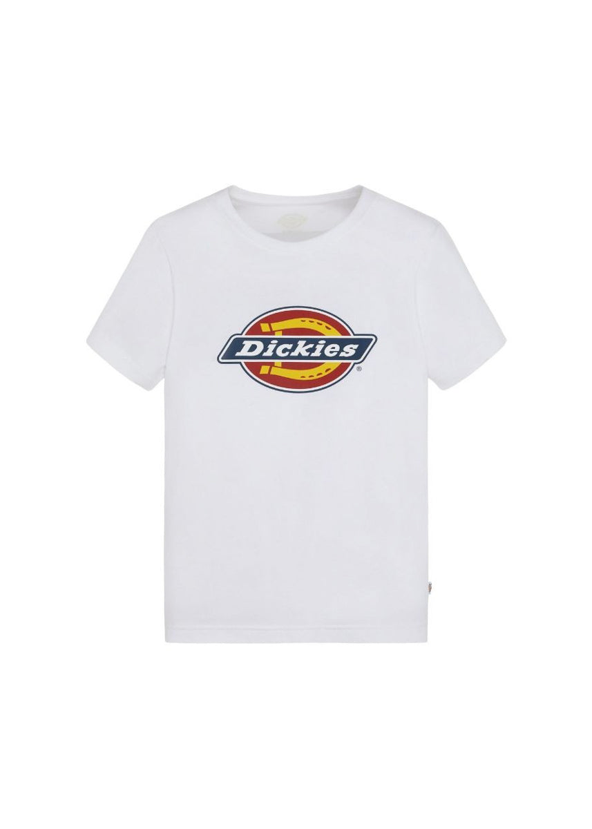 Dickies Kids T-Shirt Bianca con Logo per Bambini