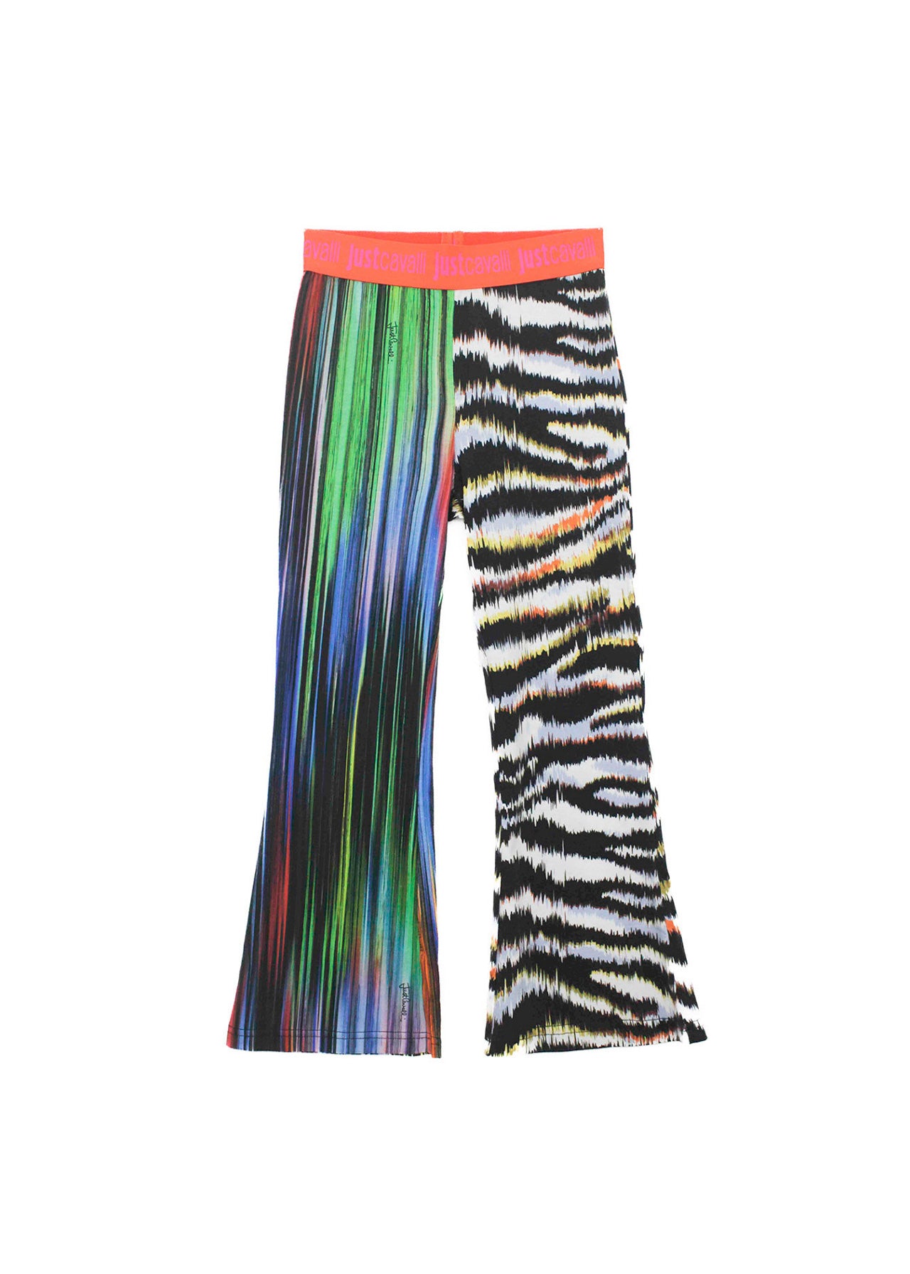 Just Cavalli Pantaloni Zebrati Multicolor per Bambine (fronte)