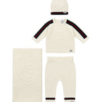Gabriella Gucci Kids Set Completo+Capellino+Coperta Latte per Neonati