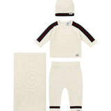 Gabriella Gucci Kids Set Completo+Capellino+Coperta Latte per Neonati
